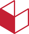 Red cube design element